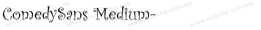 ComedySans Medium字体转换